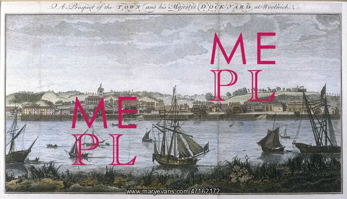 : Woolwich Dockyard and the River Thames : Woolwich Dockyard and the River Thames