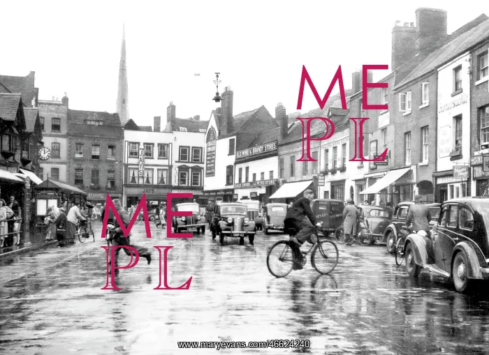  : Worcester, Angel Place c1950