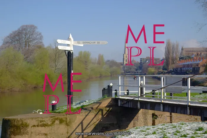 : Worcester & Birmingham Canal at Diglis Basin : Worcester & Birmingham Canal at Diglis Basin