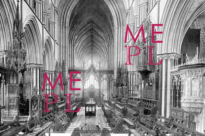  : Worcester, the Cathedral Quire 1891