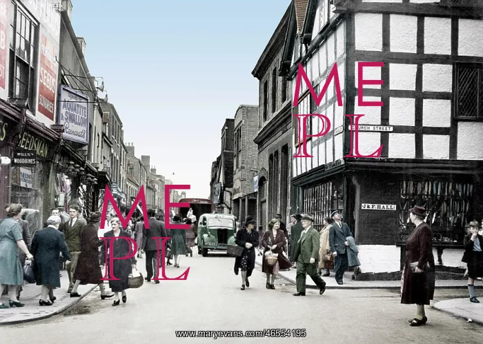  : Worcester, the Shambles c1950