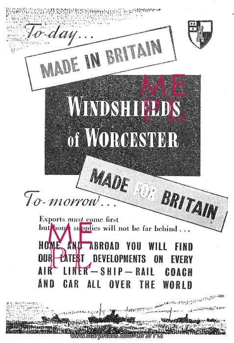 : Worcester Windshields Aircraft : Worcester Windshields Aircraft