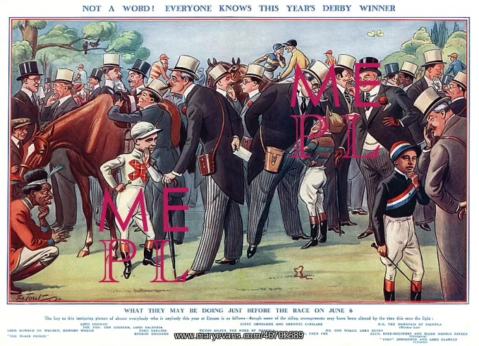 : Not a Word! Personalities at the Derby by The Tout : Not a Word! Personalities at the Derby by The Tout