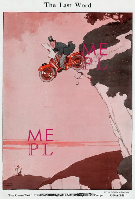 : The Last Word by William Heath Robinson : The Last Word by William Heath Robinson