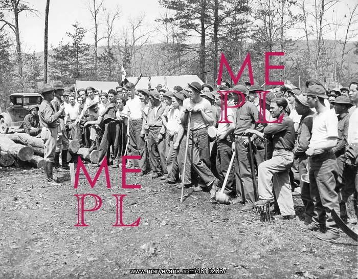 : Work-creation program during the time of the New Deal, 1933 : Work-creation program during the time of the New Deal, 1933