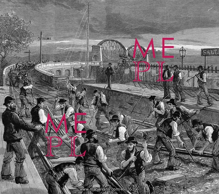 : At work on the line at Saltash : At work on the line at Saltash