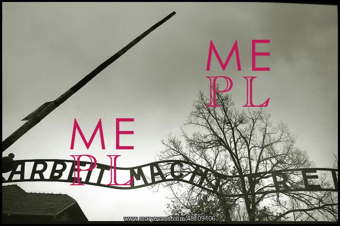 : Work Makes You Free sign at the entrance to Auschwitz : Work Makes You Free sign at the entrance to Auschwitz