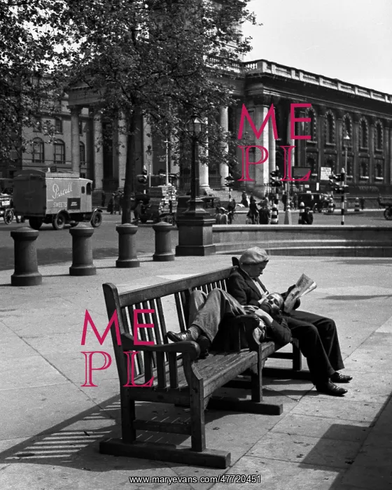  : Out of work, Trafalgar Square, London