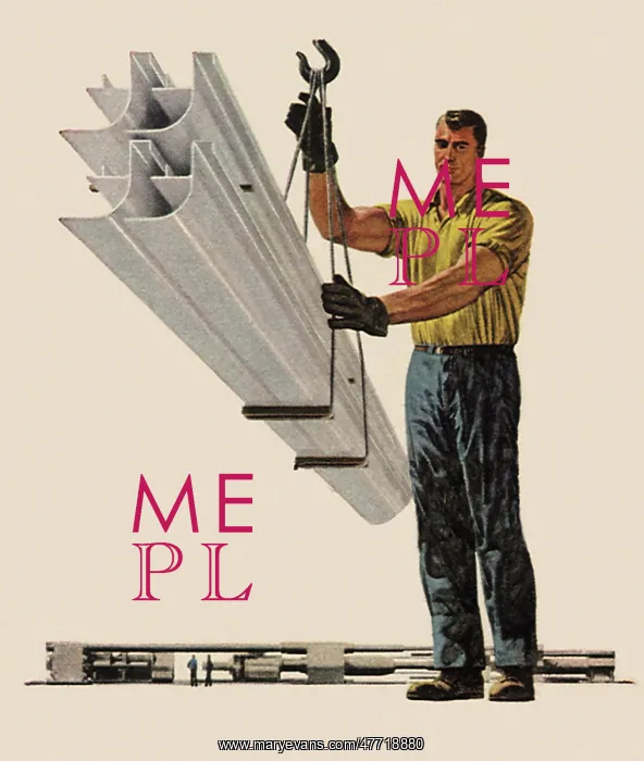  : Worker with Girders