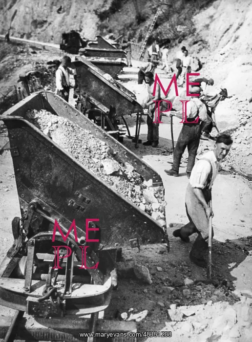 : Worker in a quarry, 1936 : Worker in a quarry, 1936