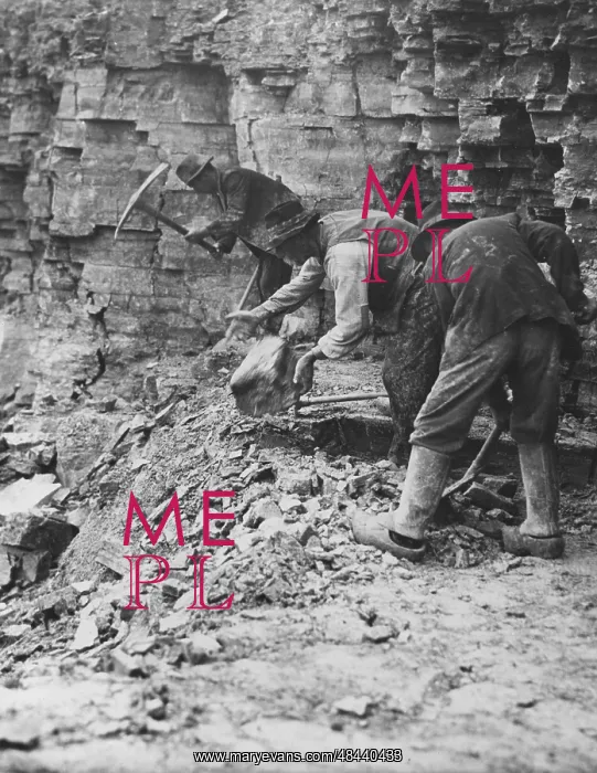 : Worker in a quarry, 1944 : Worker in a quarry, 1944