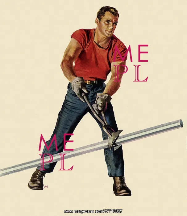  : Worker with Tongs