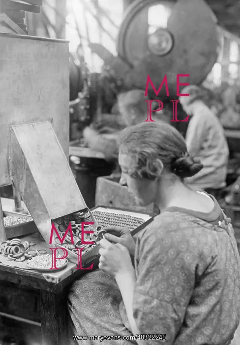 : Worker in a toy factory, 1932 : Worker in a toy factory, 1932
