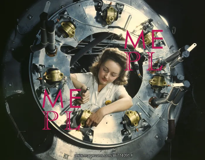 : Worker - Woman - Occupations - Aviation - Wwii : Worker - Woman - Occupations - Aviation - Wwii