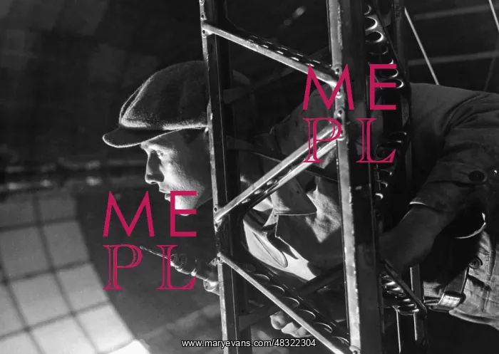: Worker in the Zeppelin shipyard in Friedrichshafen, 1937 : Worker in the Zeppelin shipyard in Friedrichshafen, 1937