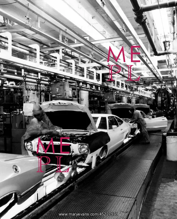 : Workers assemble Ford Mustangs at the plant ? : Workers assemble Ford Mustangs at the plant ?