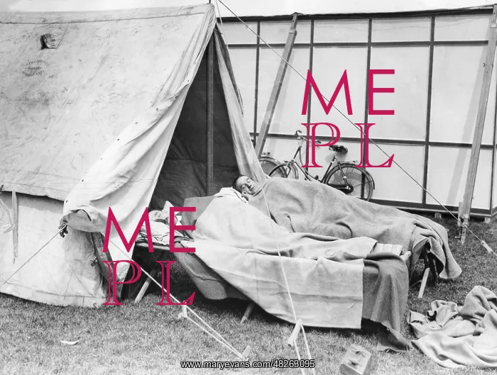 : Workers camp in Hyde Park, 1926 : Workers camp in Hyde Park, 1926