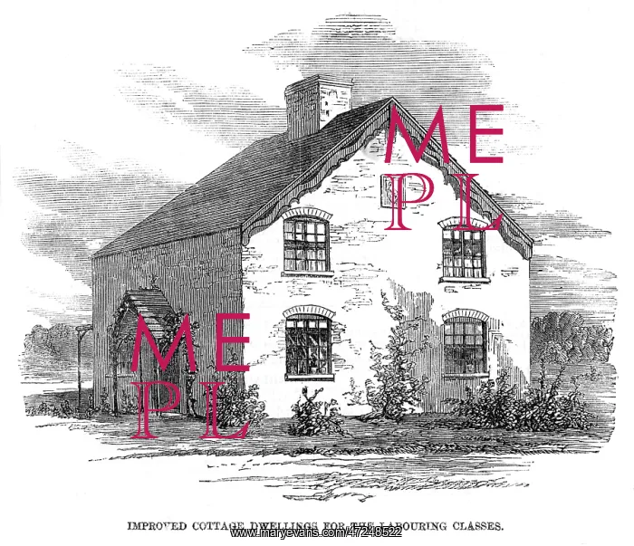 : WORKERS COTTAGE / 1857 : WORKERS COTTAGE / 1857