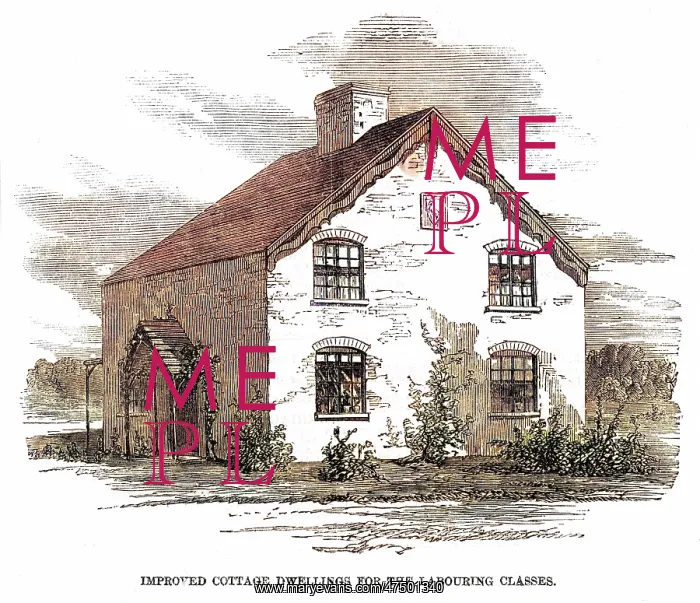 : WORKERS COTTAGE / 1857 : WORKERS COTTAGE / 1857