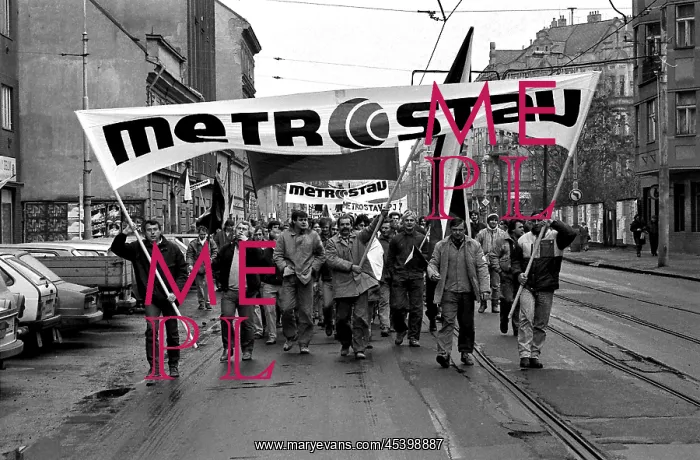 : Workers - demonstration - Prague : Workers - demonstration - Prague