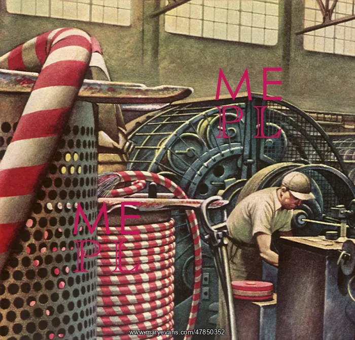  : Workers Making Cable