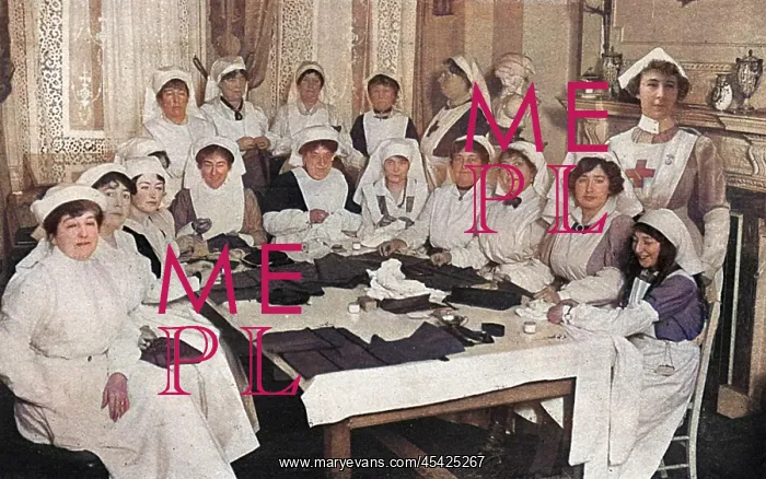 : Workers for the Red Cross, WW1 : Workers for the Red Cross, WW1