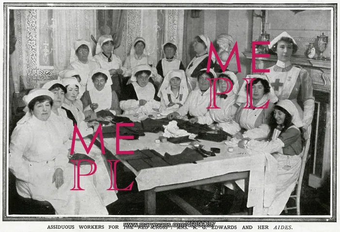 : Workers for the Red Cross, WW1 : Workers for the Red Cross, WW1