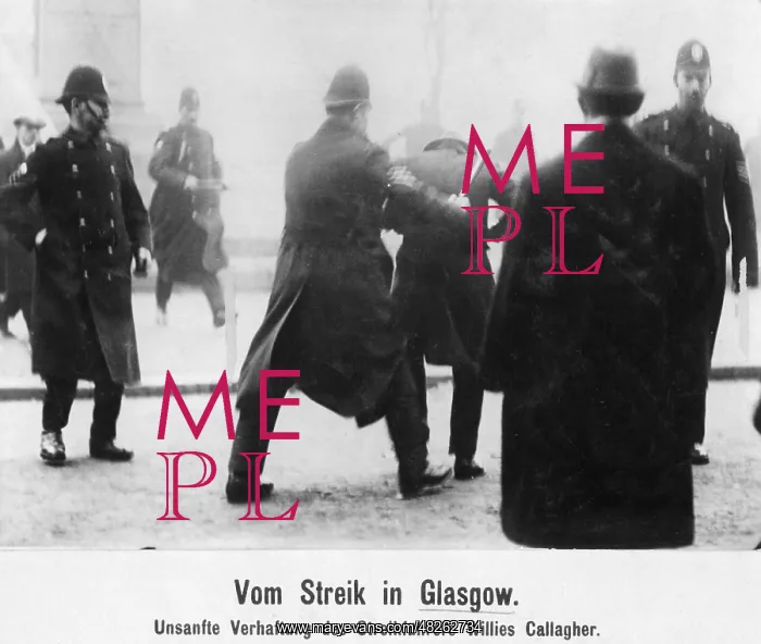 : Workers strike in Glasgow, 1919 : Workers strike in Glasgow, 1919