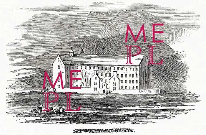 : The workhouse, Clifden, Ireland 1850 : The workhouse, Clifden, Ireland 1850