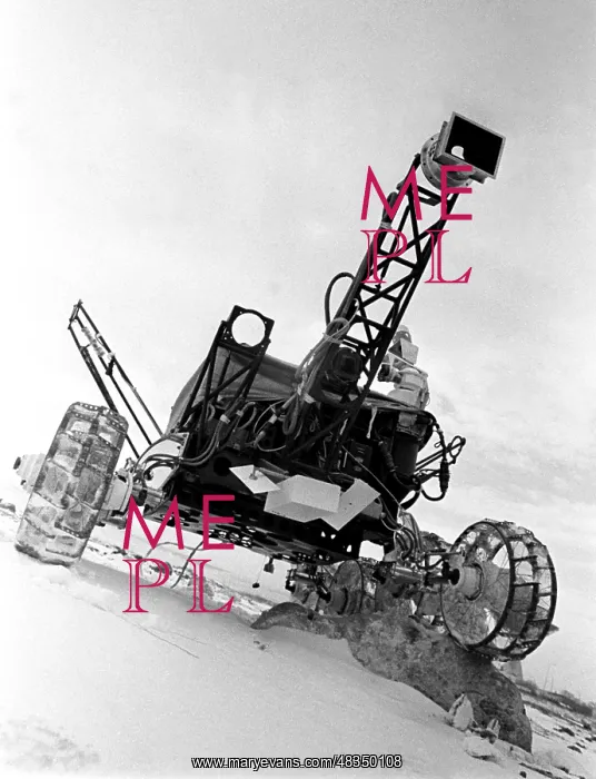 : Working model of Lunokhod 2 lunar rover, 1973 : Working model of Lunokhod 2 lunar rover, 1973