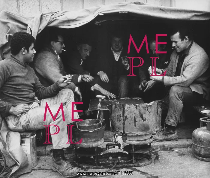 : Workmen taking a break : Workmen taking a break