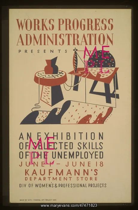 : Works Progress Administration presents an exhibition of sele : Works Progress Administration presents an exhibition of sele