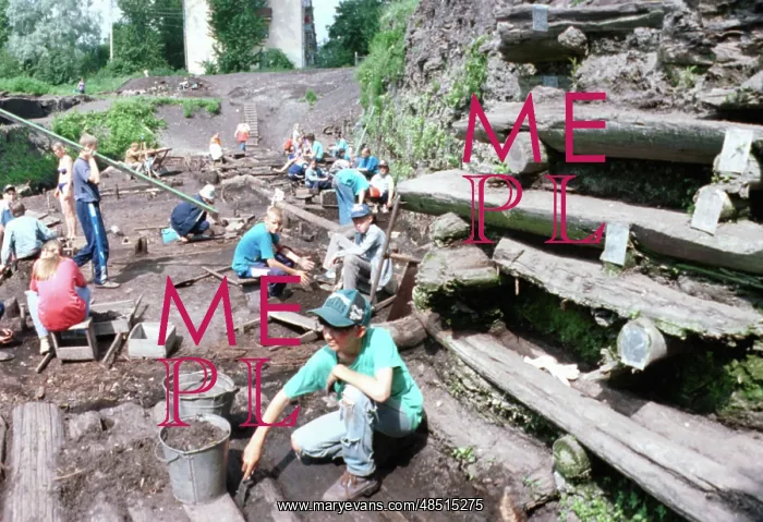 : Works in Trinity excavation site, 1998 : Works in Trinity excavation site, 1998