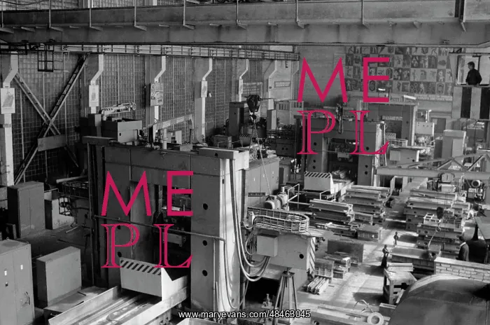 : Workshop. USSR. August 22, 1986. An assembly section of modular units for transfer lines : Workshop. USSR. August 22, 1986. An assembly section of modular units for transfer lines