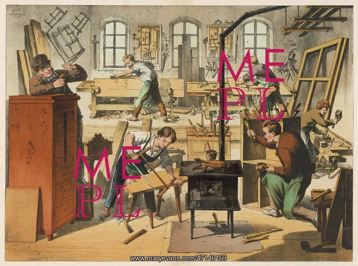 : Workshop of a carpenter and joiner : Workshop of a carpenter and joiner