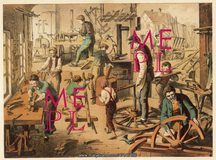 : Workshop of a Cartwright : Workshop of a Cartwright