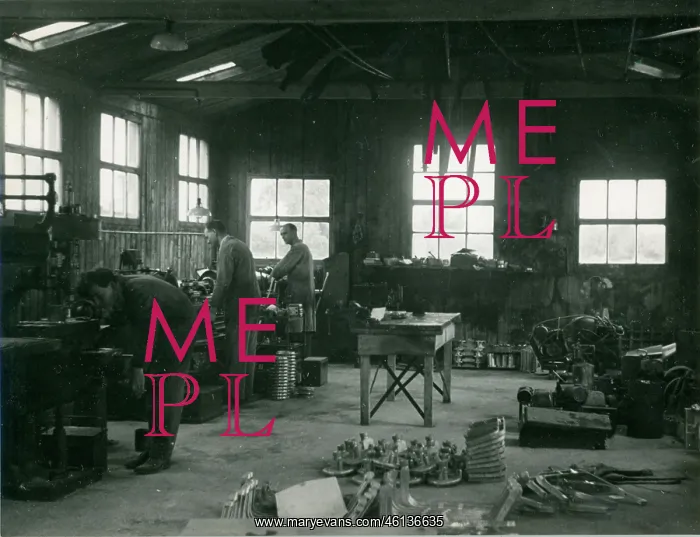 : Workshop for engine test of machinery by Lawrence Hathaway : Workshop for engine test of machinery by Lawrence Hathaway