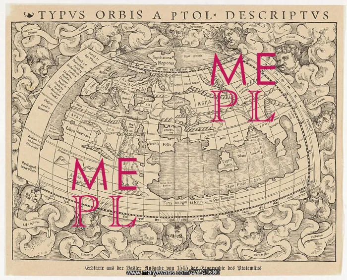 : World as known to Ptolemy : World as known to Ptolemy