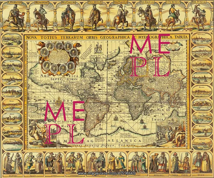 : World Map 1626 : World Map 1626
