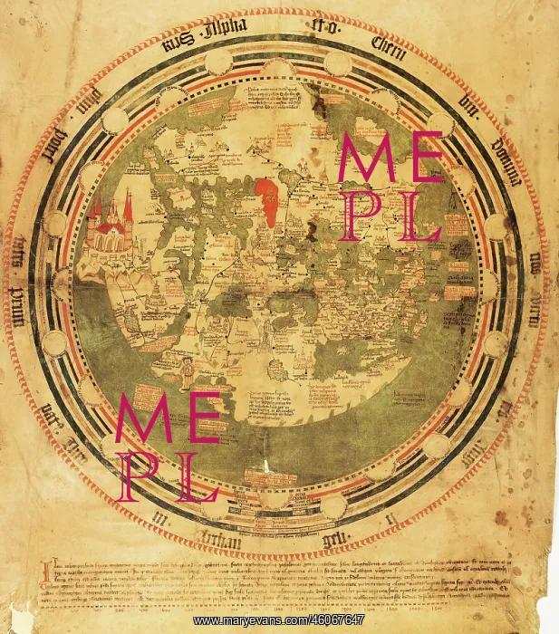 : World map of P. Andreas Walsperger of the St.Peters Abbey, Salzburg : World map of P. Andreas Walsperger of the St.Peters Abbey, Salzburg