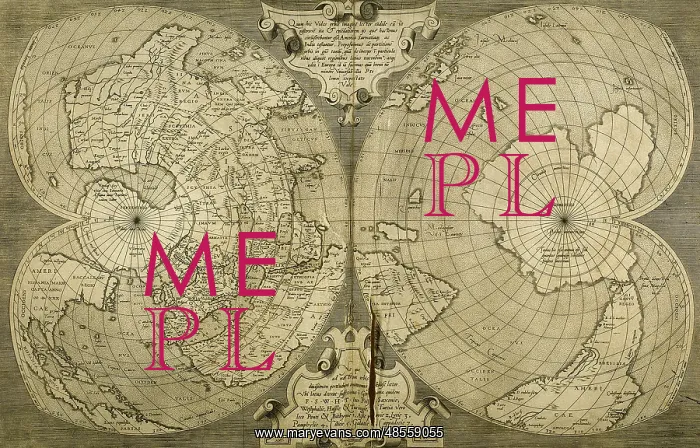  : World map. Italian engraving. 16th century