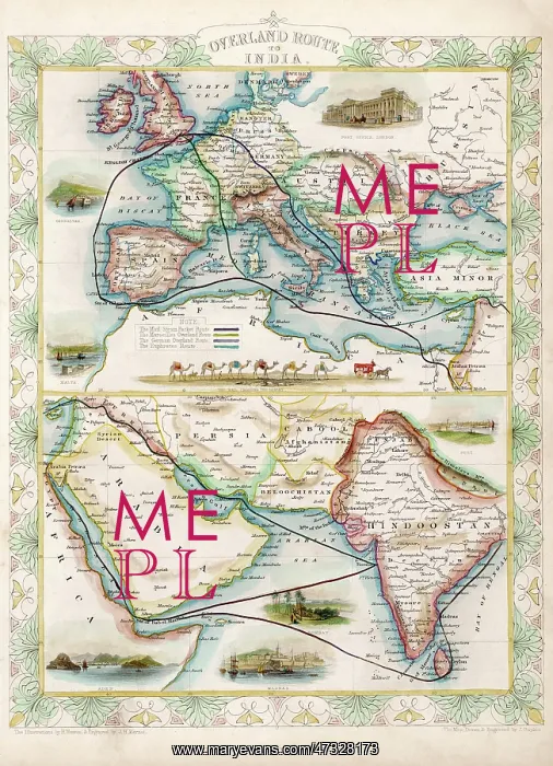 : WORLD MAP / OVERLAND INDIA : WORLD MAP / OVERLAND INDIA