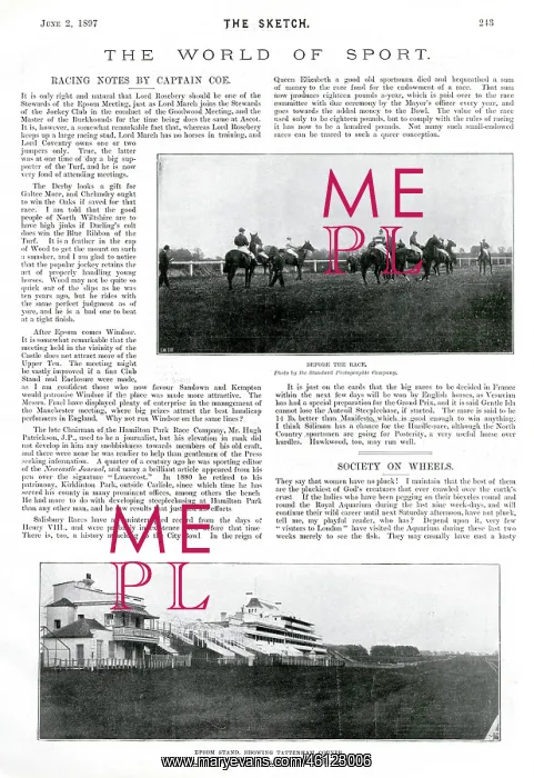 : The World of Sport 1897 : The World of Sport 1897