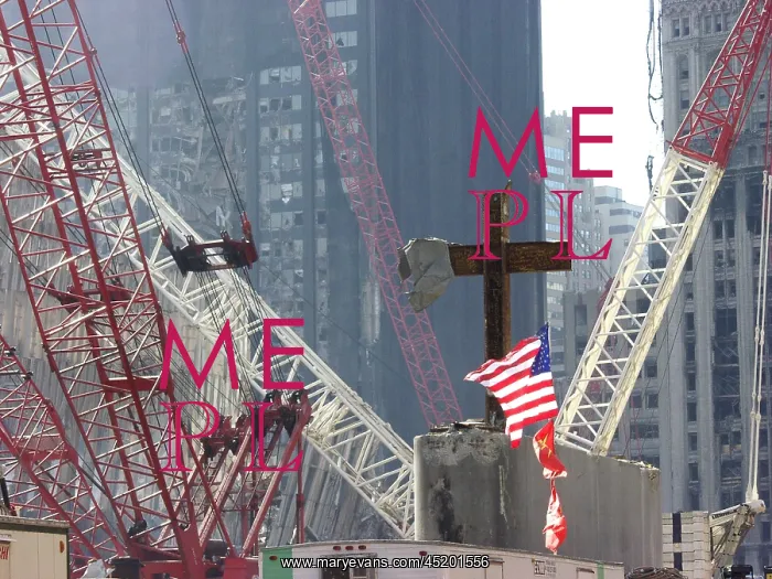 : At the World Trade Center disaster site ? : At the World Trade Center disaster site ?