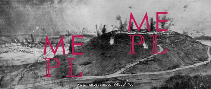 : World War 1: Battle of Verdun. General view of the : World War 1: Battle of Verdun. General view of the