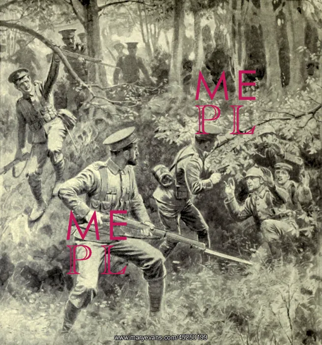 : World War 1. British soldiers accepting the surrender : World War 1. British soldiers accepting the surrender