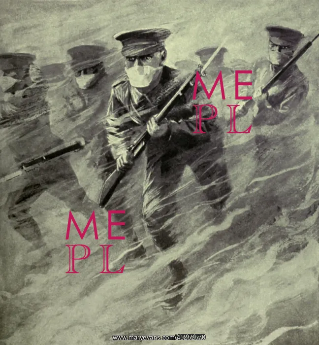  : World War 1. Dramatic illustration of a British