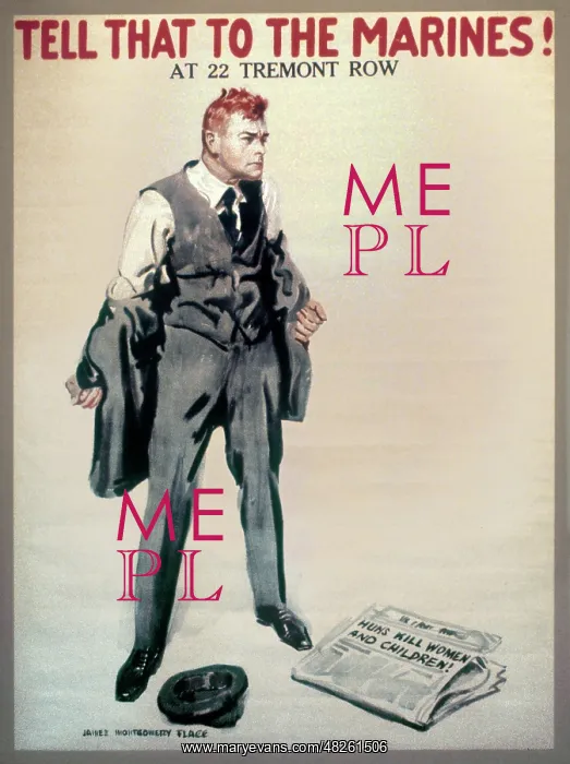 : World War 1 Marines Recruiting Poster : World War 1 Marines Recruiting Poster