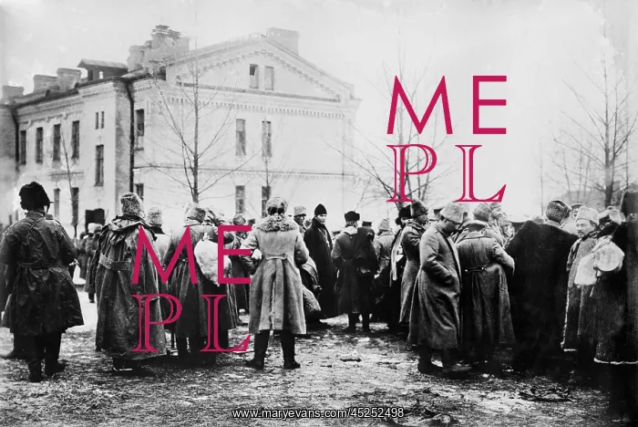  : World War 1. Russian prisoners captured at the