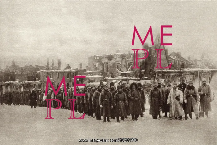 : World War 1. Russian prisoners captured at the : World War 1. Russian prisoners captured at the